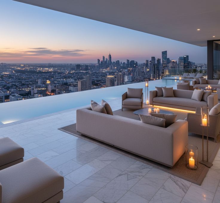 luxury outdoor terrace design