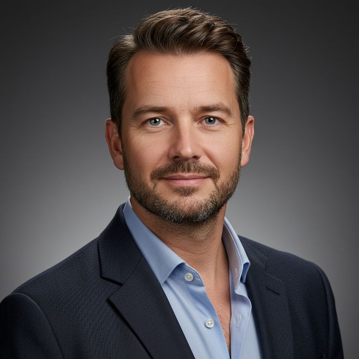 male professional headshot northern european in a blazer with open collar shirt premium portr male professional headshot northern european in a blazer with open collar shirt premium portr