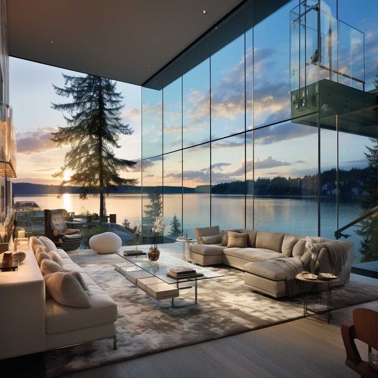 maximize light and style in your living room using glass wall panels • 333k+ inspiring lifestyle ideas