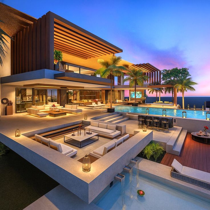 🌴✨ modern luxury meets seaside serenity in this stunning villa!